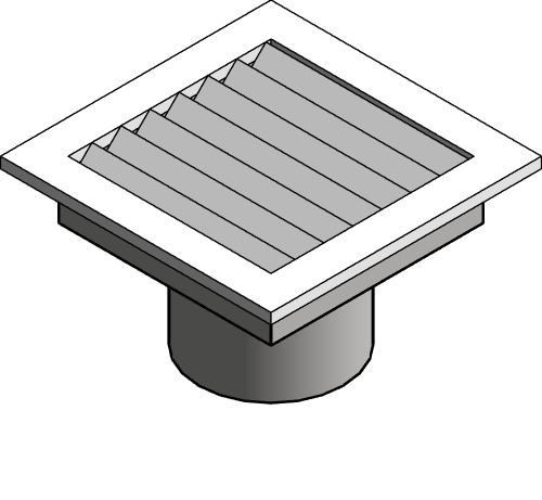 Constant Supply Register Round Duct Aldes CSR3 R