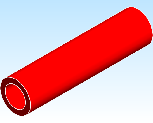 Corrugated Sheath Pipe in Pipe HeatLink Red Polyethylene