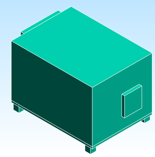 Dehumidifier Unit Air Cooled Horizontal DCA