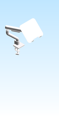Desk Mount Single Laptop Arm Fully Jax ARTICULATING