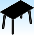Desking Fully Boden Fixed Height Desk EcoTop