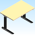 Desking Fully Jarvis Standing Desk Hardwood