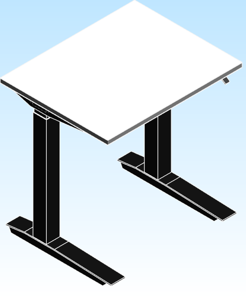 Desking Fully Jarvis Standing Desk Whiteboard