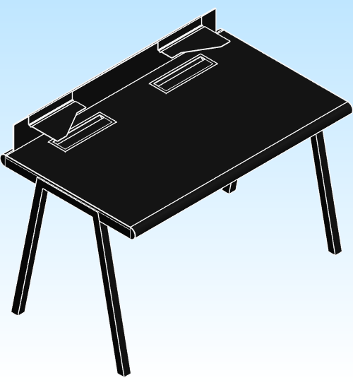 Desking Fully NIK Fixed Height Desk