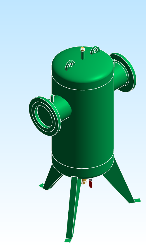 Dirt Separator DIRTCAL Caleffi Flanged Steel NA5465