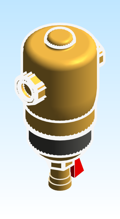 Dirt Separator DIRTMAG Caleffi Brass 5463