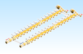 Distribution Manifold Caleffi Brass 663 Series 14 Outlet