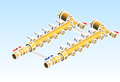 Distribution Manifold Caleffi Brass 663 Series 5 Outlet