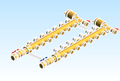 Distribution Manifold Caleffi Brass 663 Series 7 Outlet