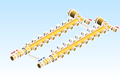 Distribution Manifold Caleffi Brass 663 Series 8 Outlet