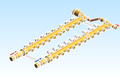 Distribution Manifold Caleffi Brass 663 Series 9 Outlet ByPass