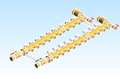 Distribution Manifold Caleffi Brass 663 Series 9 Outlet