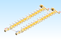 Distribution Manifold TwistFlow Caleffi Brass 668S1 Series 12 Outlet