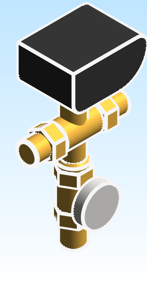Electronic Mixing Valve Legiomix Caleffi Brass 6000