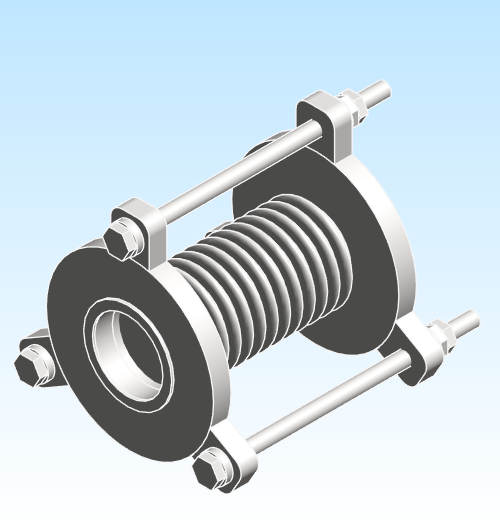 Expansion Joint Metal Metraflex Flanged Ends MPTRV