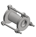 Expansion Joint Metal Metraflex Flanged Ends MPTRV