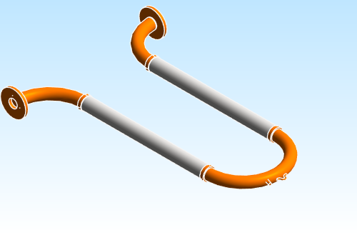 Expansion Joint Metraflex Fireloop Flanged Ends 24in mvmt