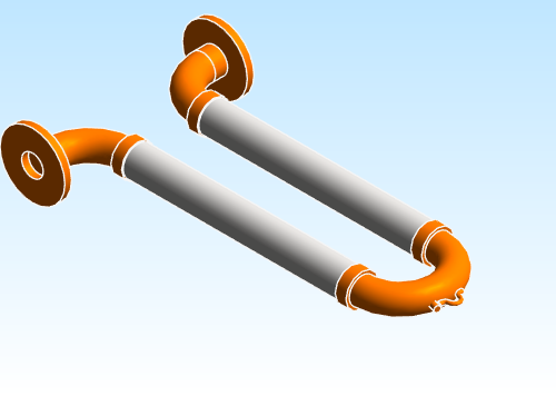 Expansion Joint Metraflex Fireloop Flanged Ends 8in mvmt