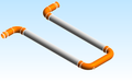 Expansion Joint Metraflex Fireloop Grooved Ends 4in mvmt