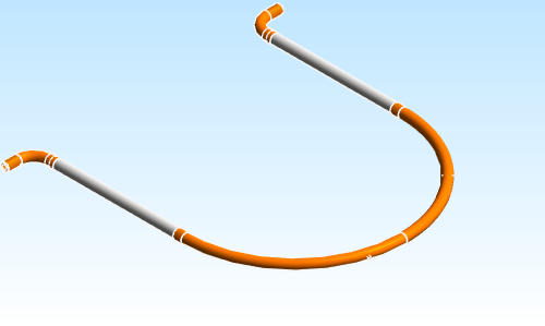 Expansion Joint Metraflex Fireloop Male Threaded Ends 16in mvmt