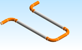 Expansion Joint Metraflex Fireloop Male Threaded Ends 4in mvmt