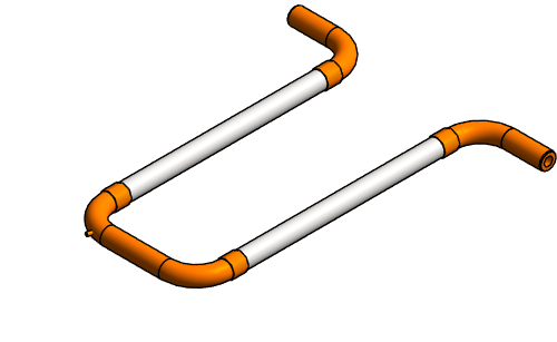 Expansion Joint Metraflex Fireloop Male Threaded Ends 4in Mvmt