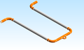 Expansion Joint Metraflex Fireloop Male Threaded Ends 8in mvmt