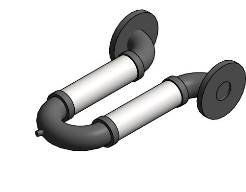 Expansion Joint Metraflex Metraloop Flanged Ends 1 5in 4in Mvmt
