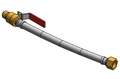 Fitting Accessory Connector Braided Ball Valve SharkBite Steel FIPxPEX