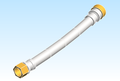 Fitting Accessory Connector Braided SharkBite Steel FIPxPEX