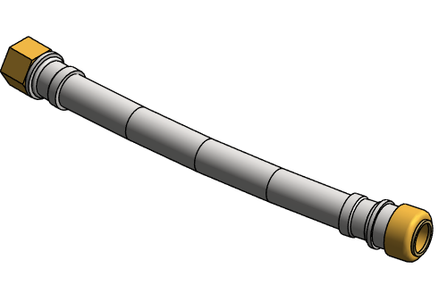 Fitting Accessory Connector Braided SharkBite Steel FIPxPEX