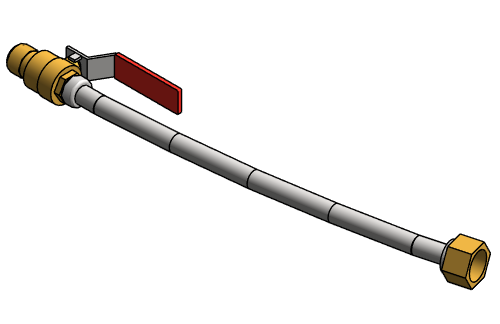 Fitting Accessory Connector Corrugated Ball Valve SharkBite Steel PEXxFIP