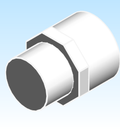 Fitting Adapter Equal NIBCO MIPTxSlip PVC 40 4604
