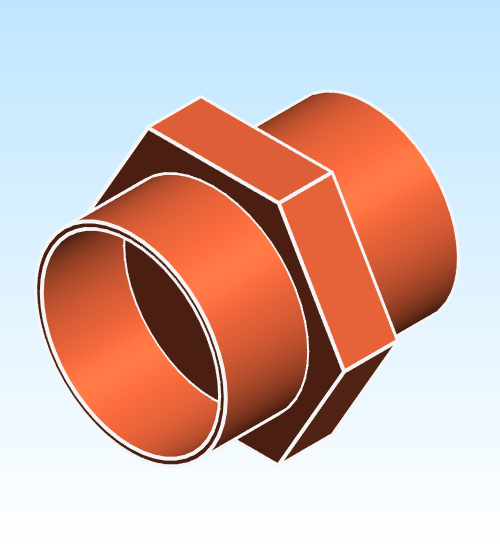Fitting Adapter Equal Reducing Mueller Streamline CxMPT DW 732