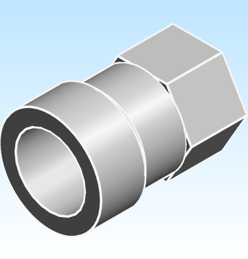 Fitting Adapter Female NIBCO PxF BenchPressG PCH203