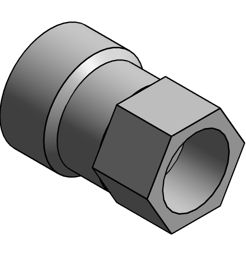 Fitting Adapter Female NIBCO PxF BenchPressG PCH203