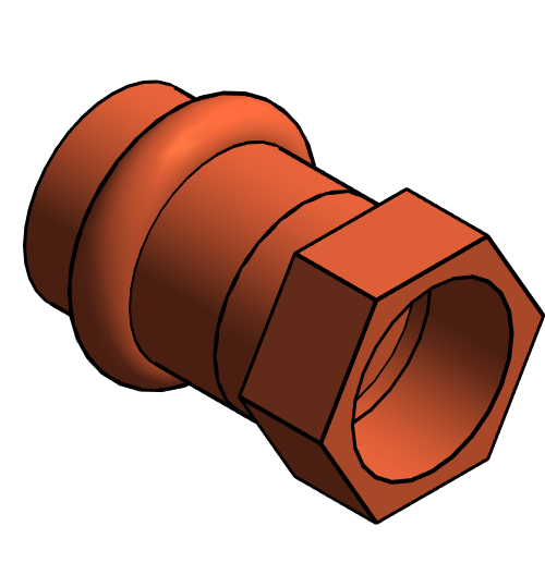 Fitting Adapter Female NIBCO PxF PressG PCH603
