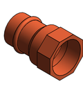 Fitting Adapter Female NIBCO PxF Wrot PC603