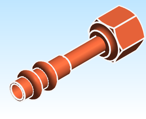Fitting Adapter Flare Mueller Streamline ACR PxFlare