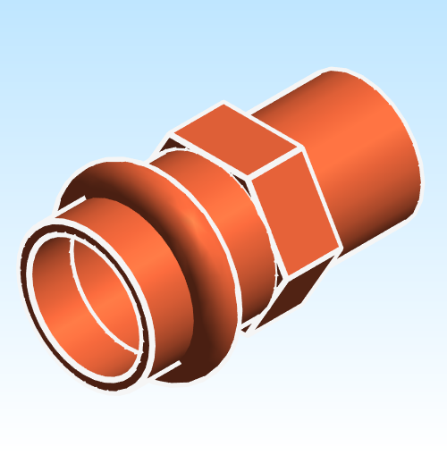 Fitting Adapter Male NIBCO PxM PressG PCH604