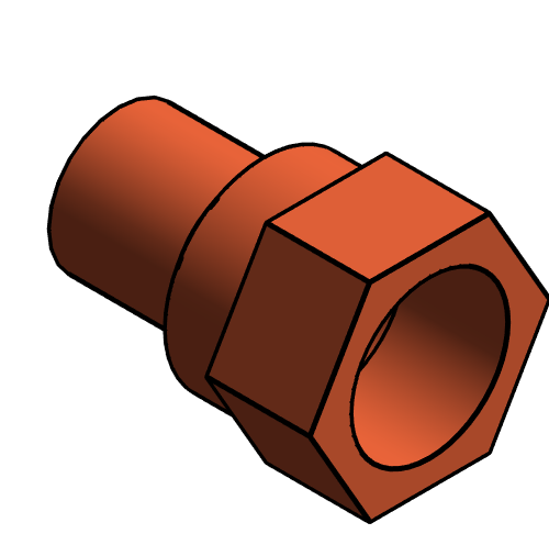 Fitting Adapter NIBCO CxF Wrot 603 CB 603R CB