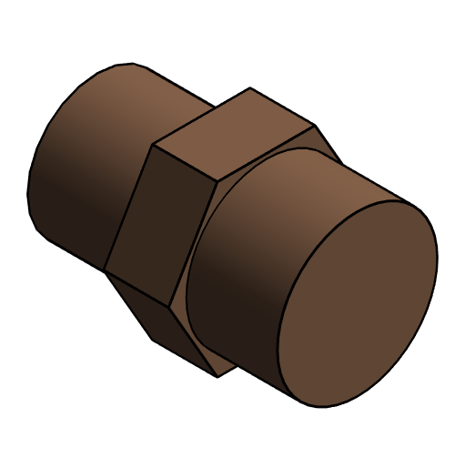 Fitting Adapter NIBCO FtgxHose Cast 704 2 H