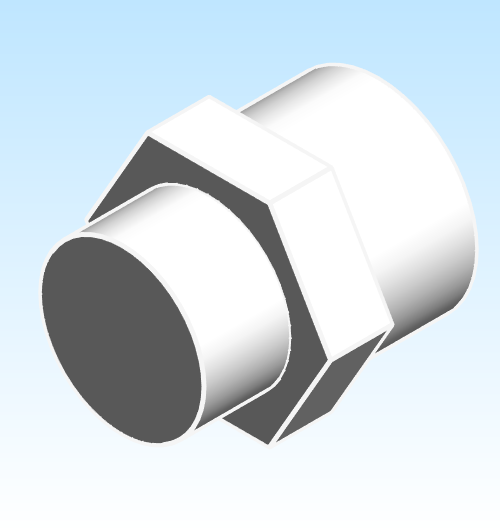 Fitting Adapter NIBCO MIPTxSlip PVC 40 4604 GH