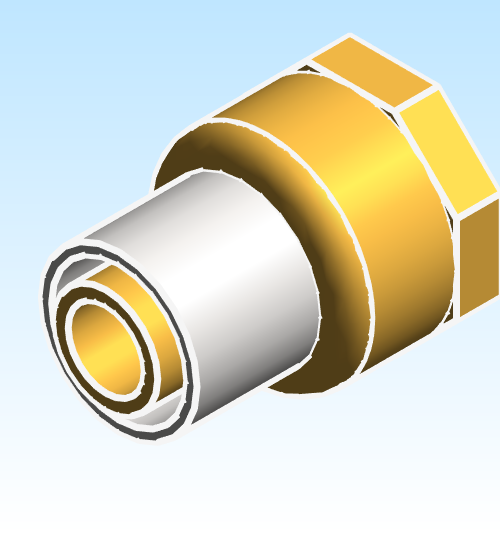 Fitting Adapter PEX Insert to FNPT HeatLink LF Brass