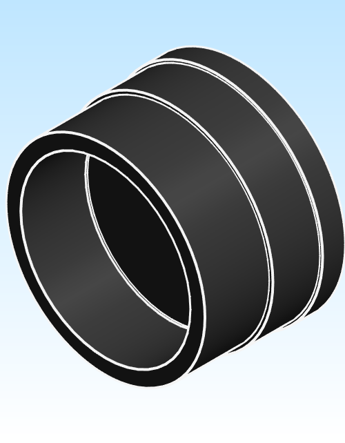 Fitting Adapter Soil Pipe NIBCO HxNo Hub ABS DWV 5805 N