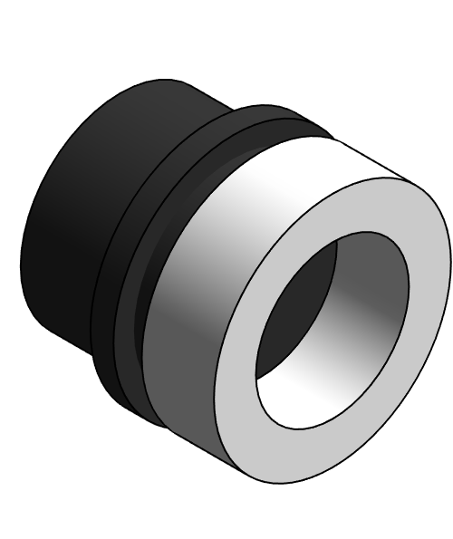 Fitting Adapter Trap NIBCO SpgxSJ ABS DWV 5801 2 7 5801 2 7 B