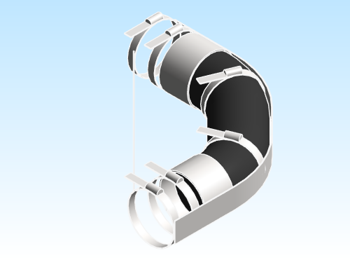 Fitting Bend Double 90 HOLDRITE 117 Series 117LL