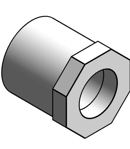Fitting Bushing Reducing NIBCO MIPTxFIPT PVC 40 4618 3 4