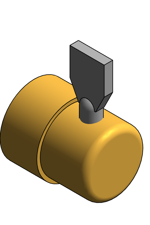 Fitting Cap NIBCO Brass Faucetlock