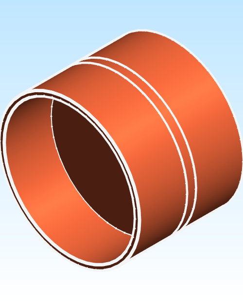 Fitting Coupling Equal NIBCO CxC Wrot 901